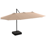 VICLLAX 13FT Large Double-Sided Patio Umbrella