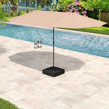 Vicllax Horizon 13ft Double-Sided Patio Umbrella with Heavy-Duty Base