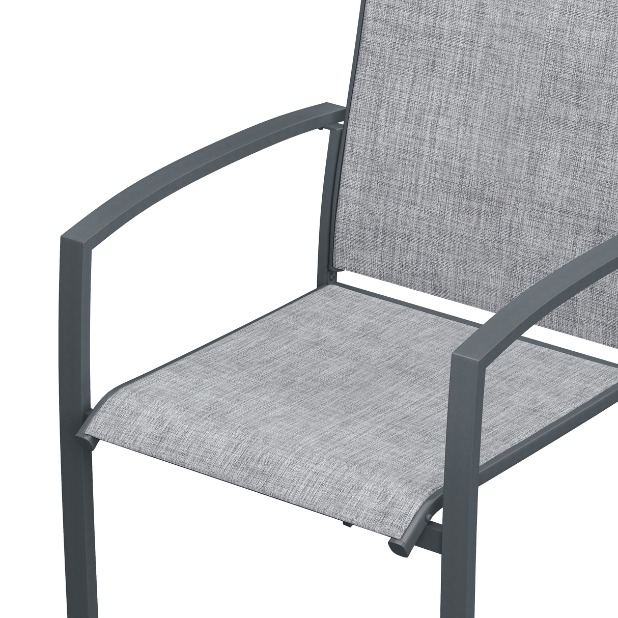 Vicllax Skyline Stackable Outdoor Dining Chair, Set of 2/4