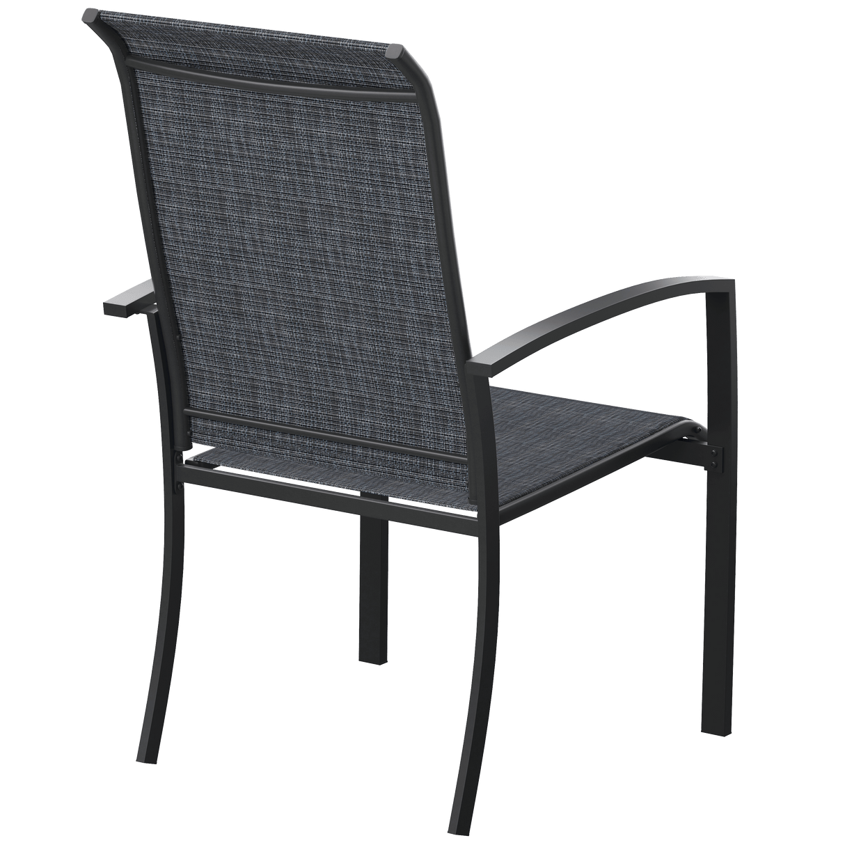 Vicllax Skyline Stackable Outdoor Dining Chair, Set of 2/4