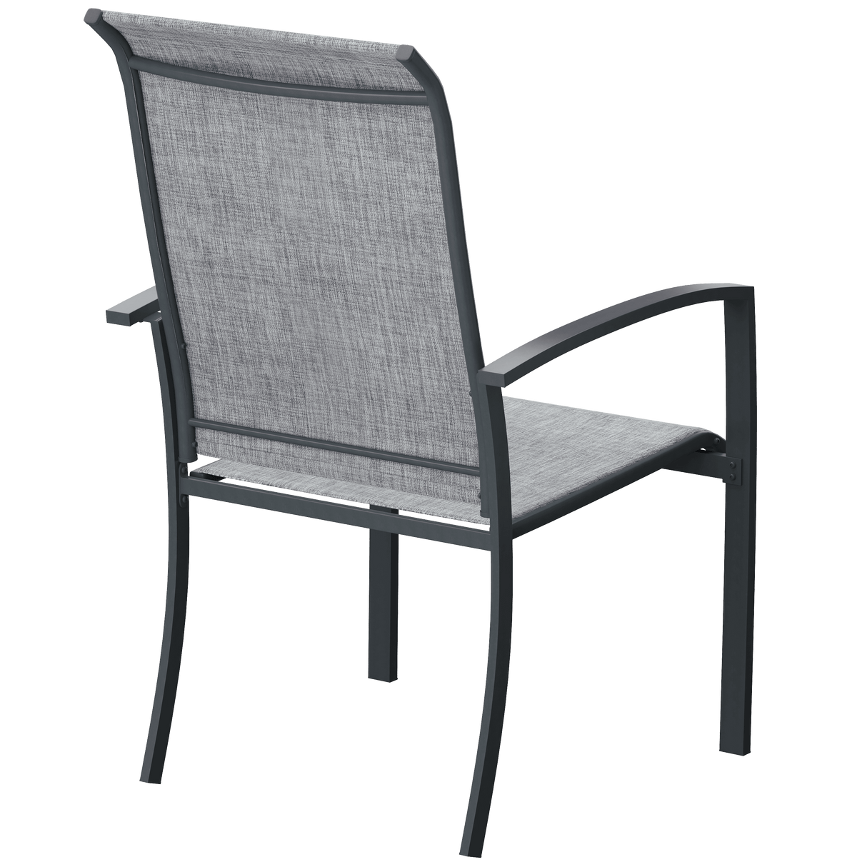 Vicllax Skyline Stackable Outdoor Dining Chair, Set of 2/4