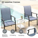 Vicllax Patio Sling Dining Chair, Large Outdoor Sling Chair, Set of 2/4/6