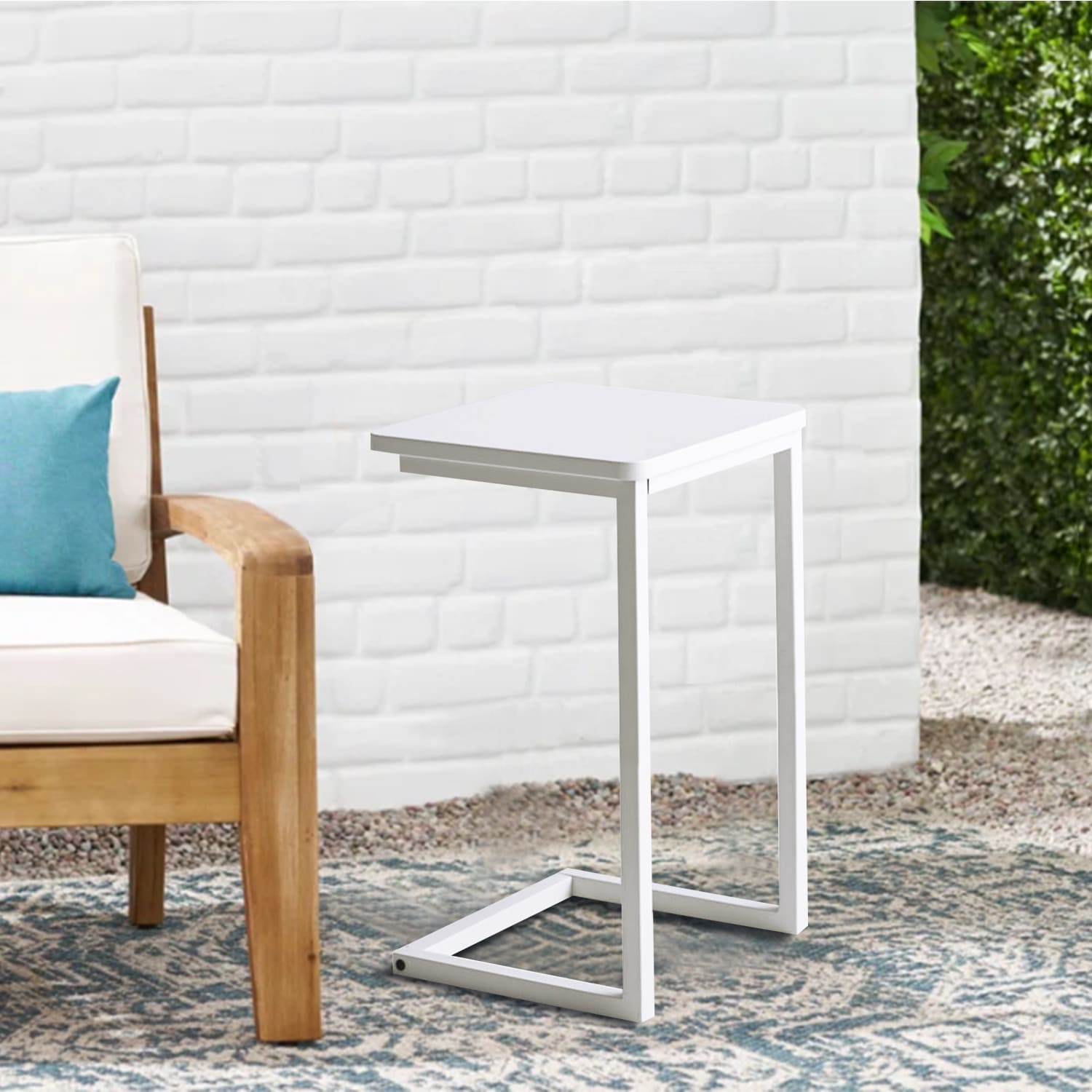 Outdoor c shaped table hotsell