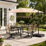 VICLLAX 13FT Large Double-Sided Patio Umbrella