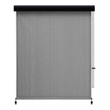 Vicllax Roller Shade, Patio Roll Up Sun Blocking Roller Shade with Aluminum Valance