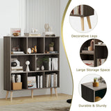 Vicllax Open Bookshelf with Legs, Storage Cube Floor Standing Display Shelf