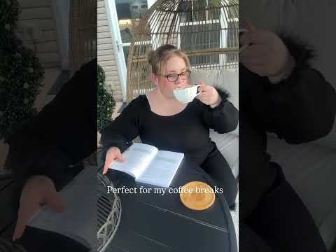 Vicllax Round Patio Dining Table for 4/6/8, Outdoor Large Metal Table