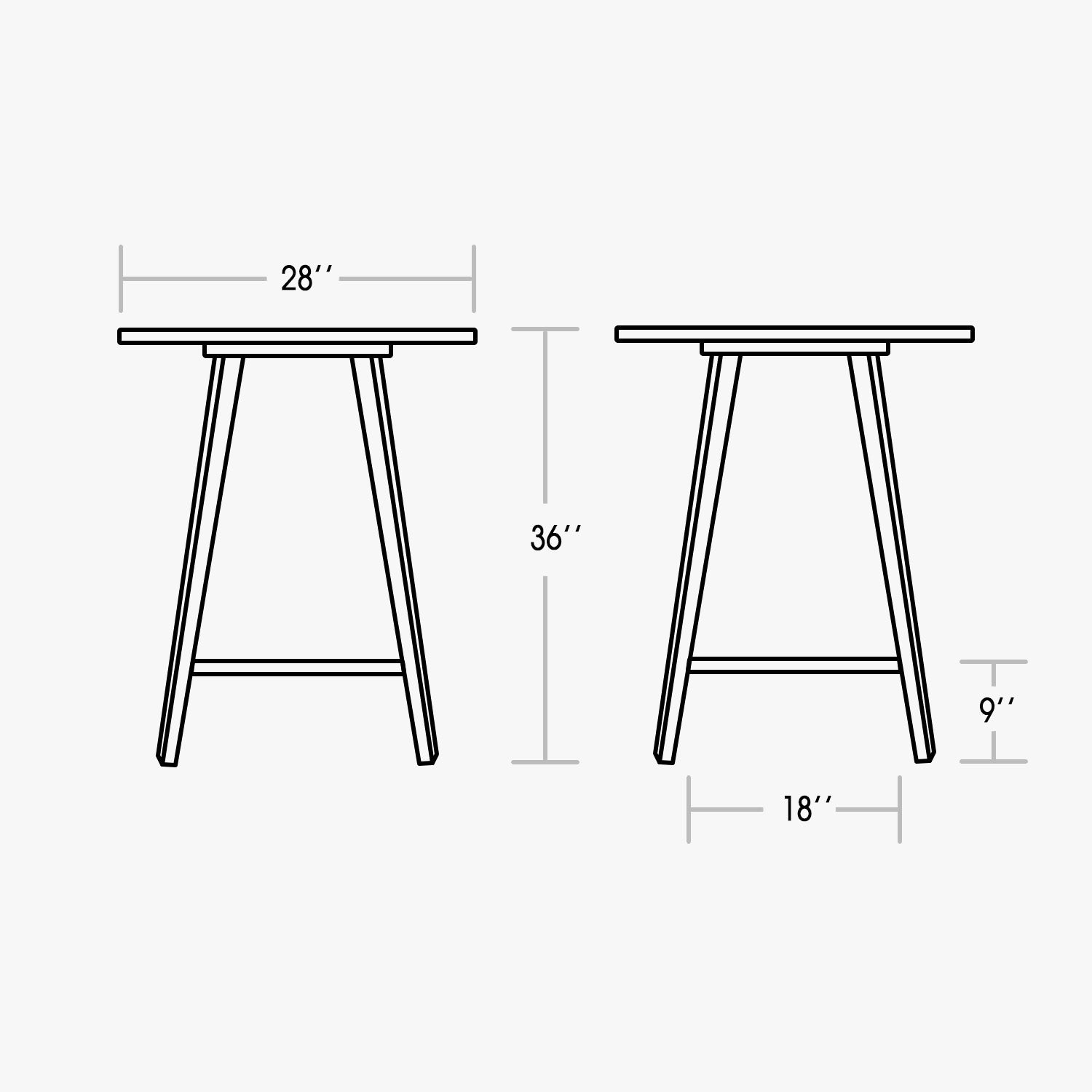 bar height table for patio