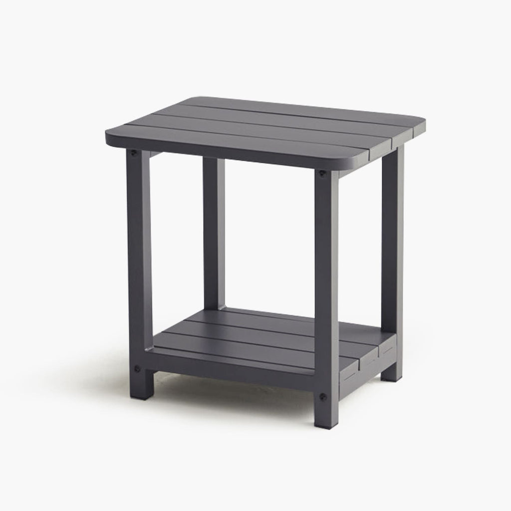 Vicllax Double Adirondack Side Table, Patio Outdoor End Table Weather ...