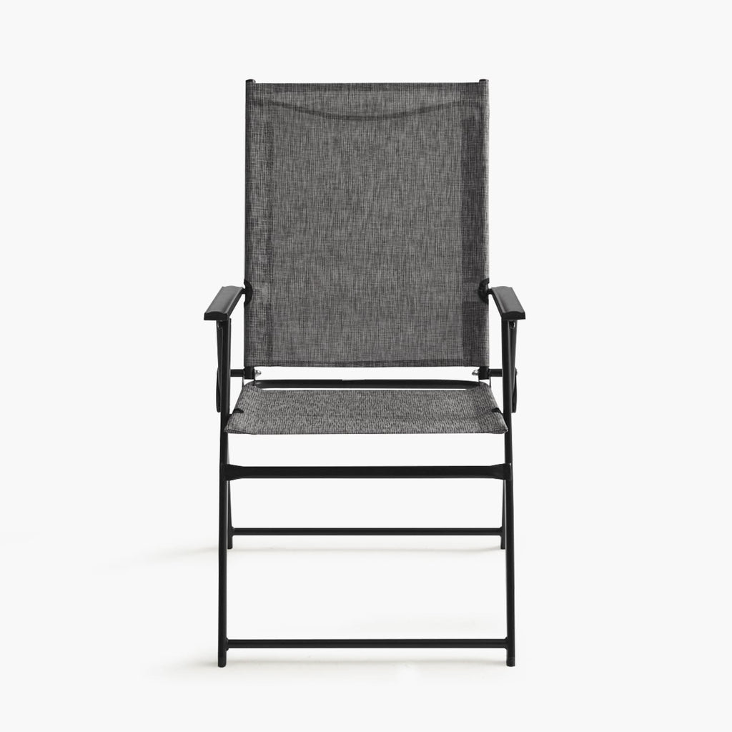 patio lawn grey folding chair set of 2 4 6