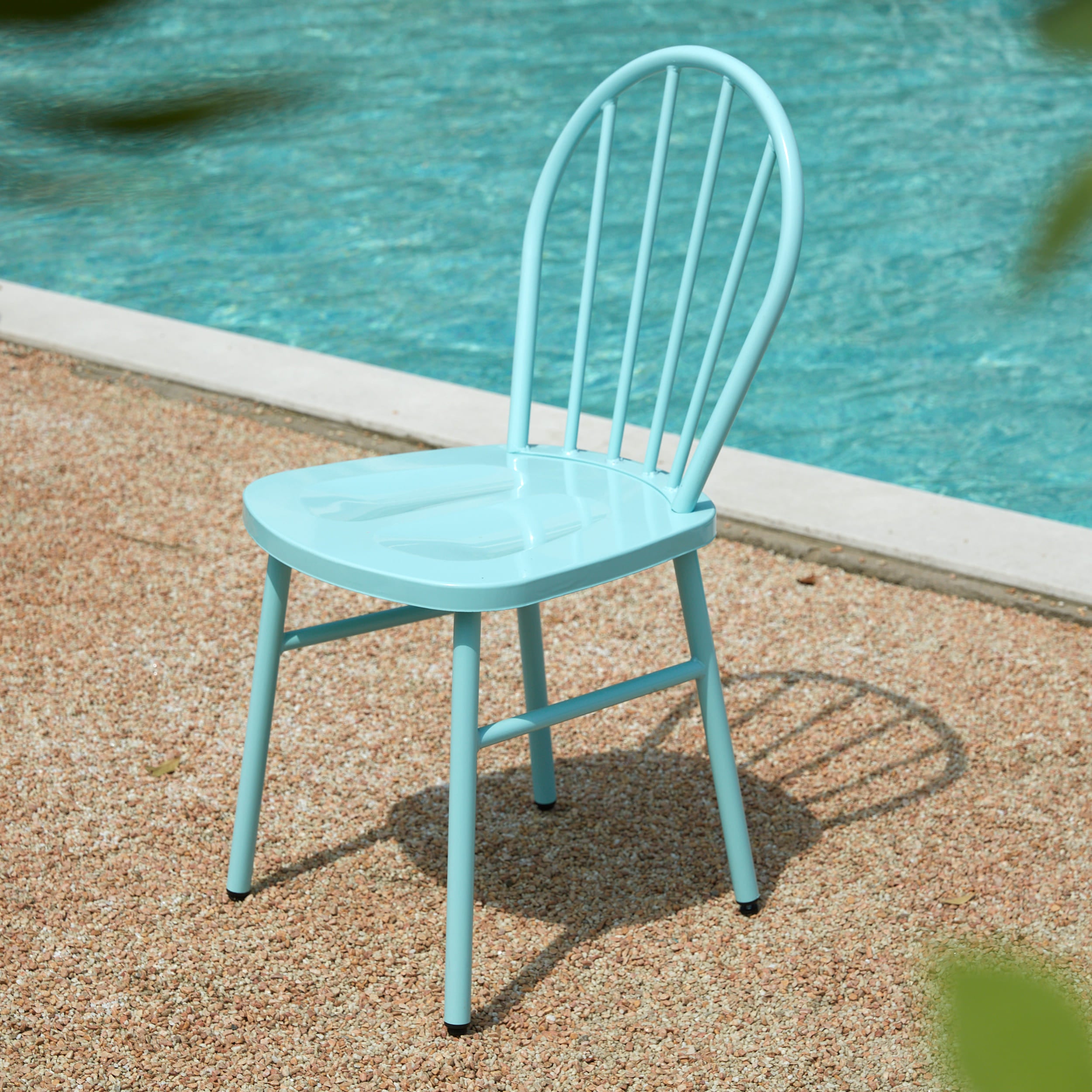 outdoor blue dining chair ,set of 2 4 6
