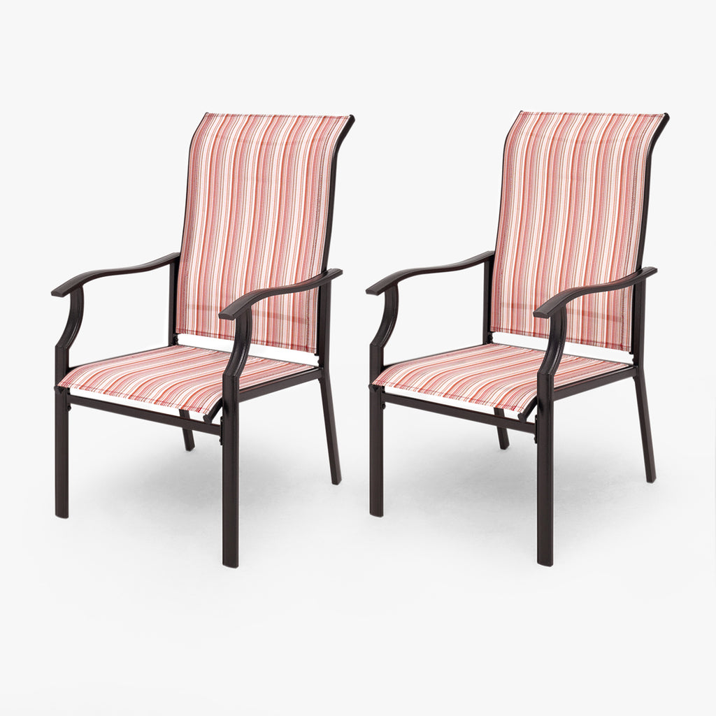 outdoor sling dining chairpatio sling dining chair outdoor dining chair large set of 2