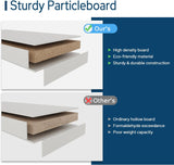 Vicllax Librería de Madera, Estantería Abierta Ajustable en Altura de 4/5 Estantes para Oficina en casa 