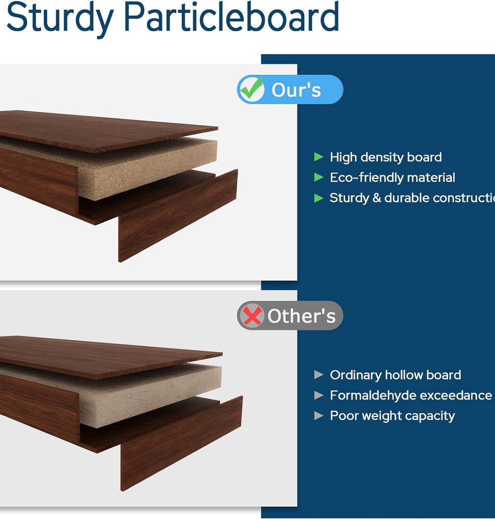 Vicllax Librería de Madera, Estantería Abierta Ajustable en Altura de 4/5 Estantes para Oficina en casa 