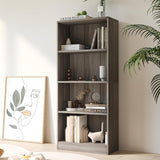 Vicllax Librería de Madera, Estantería Abierta Ajustable en Altura de 4/5 Estantes para Oficina en casa 