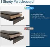 Vicllax Librería de Madera, Estantería Abierta Ajustable en Altura de 4/5 Estantes para Oficina en casa 