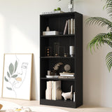 Vicllax Librería de Madera, Estantería Abierta Ajustable en Altura de 4/5 Estantes para Oficina en casa 