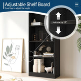 Vicllax Librería de Madera, Estantería Abierta Ajustable en Altura de 4/5 Estantes para Oficina en casa 