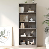 Vicllax Librería de Madera, Estantería Abierta Ajustable en Altura de 4/5 Estantes para Oficina en casa 